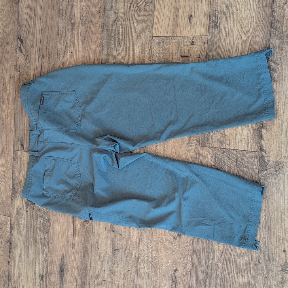 Eddie Bauer Stretch Ripstop Crop Pants, Capri, Gray, Women's 16 - Picture 7 of 13